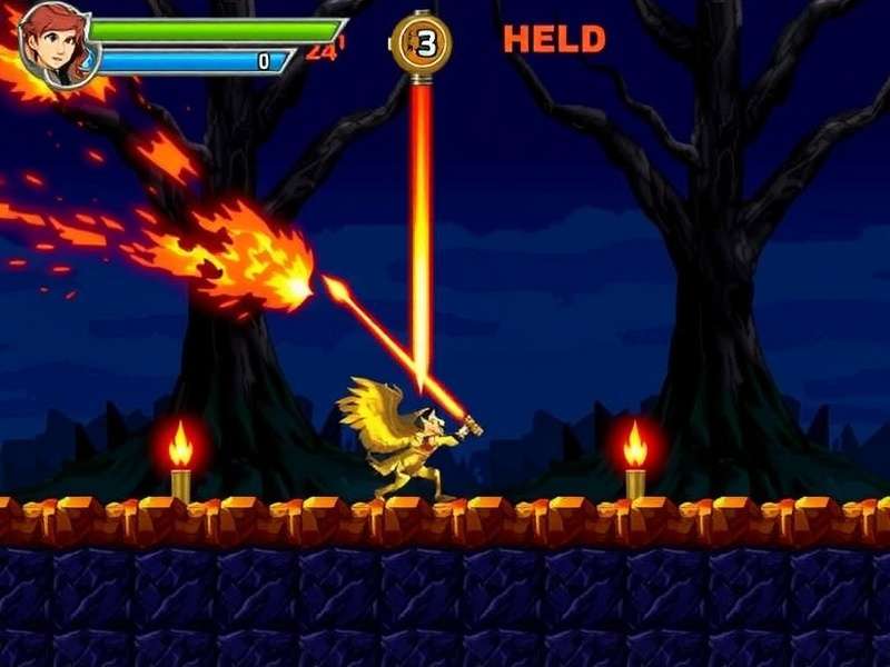 Flame Blade Champion gameplay screenshot